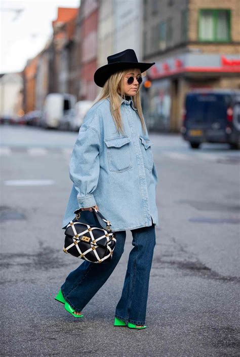 oversized denim shirt outfit ideas